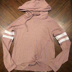 Pink hoodie